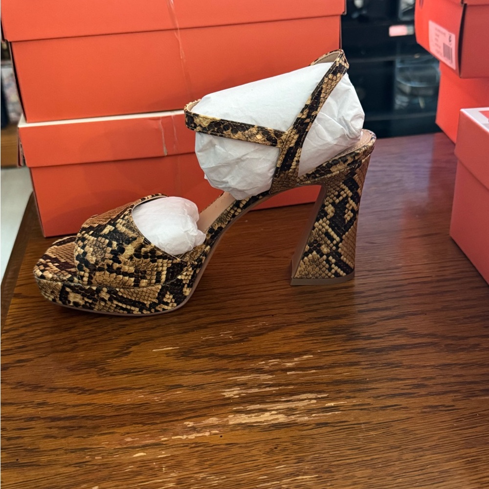 Katy Perry Collections Snake Print Heels